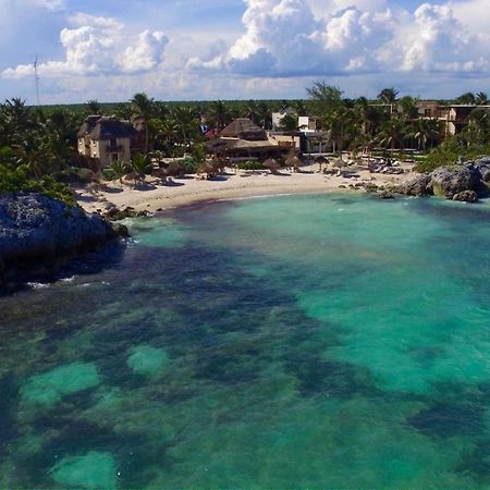 Hotel Piedra Escondida Tulum Pueblo Buitenkant foto