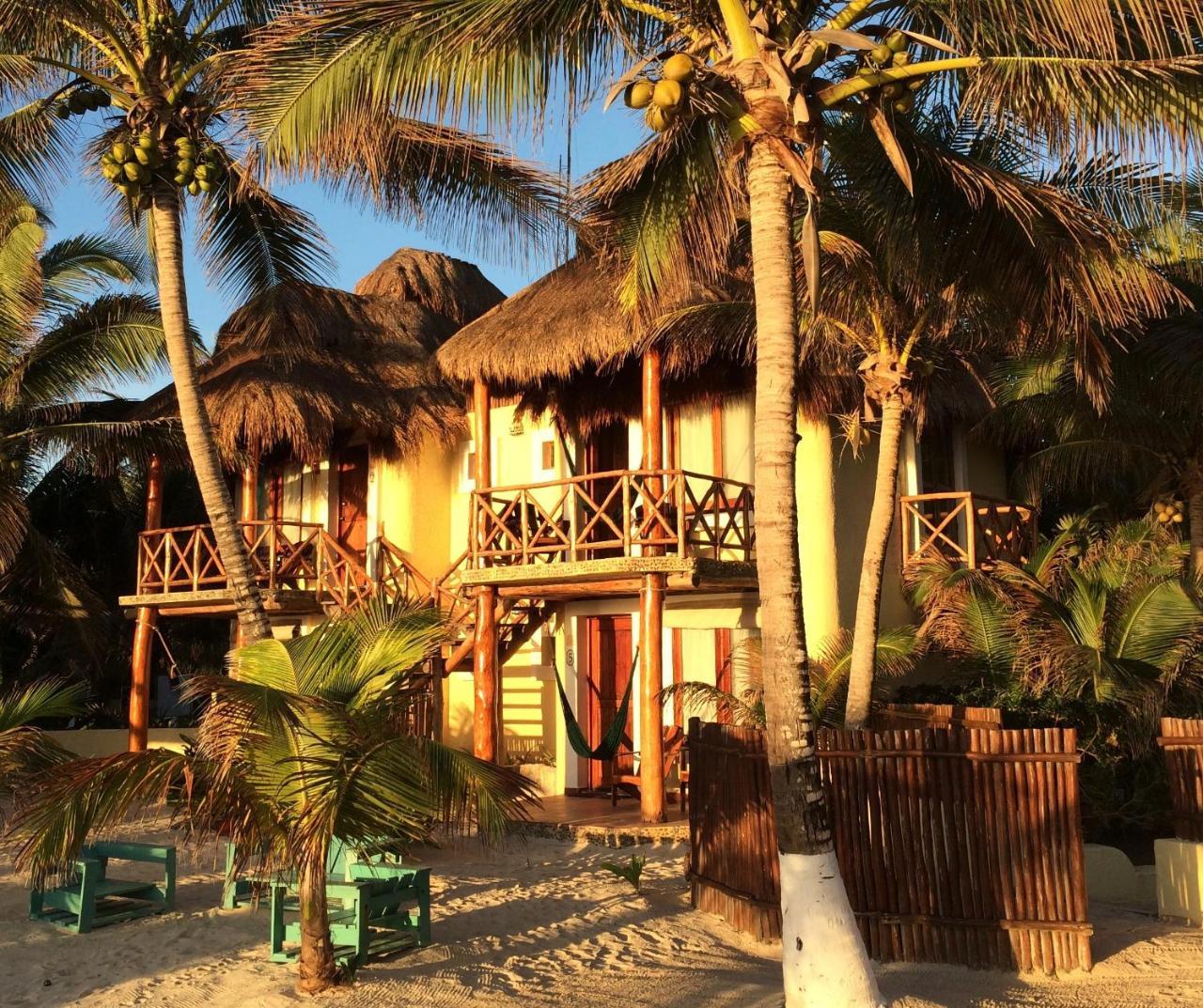 Hotel Piedra Escondida Tulum Pueblo Buitenkant foto
