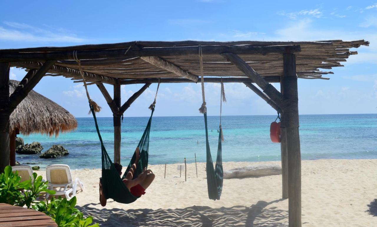 Hotel Piedra Escondida Tulum Pueblo Buitenkant foto
