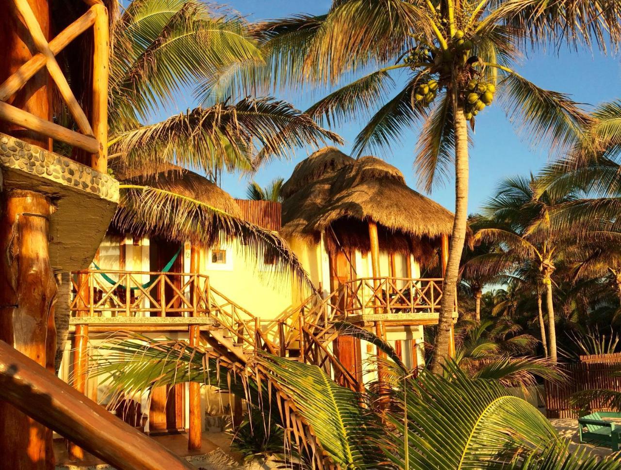 Hotel Piedra Escondida Tulum Pueblo Buitenkant foto