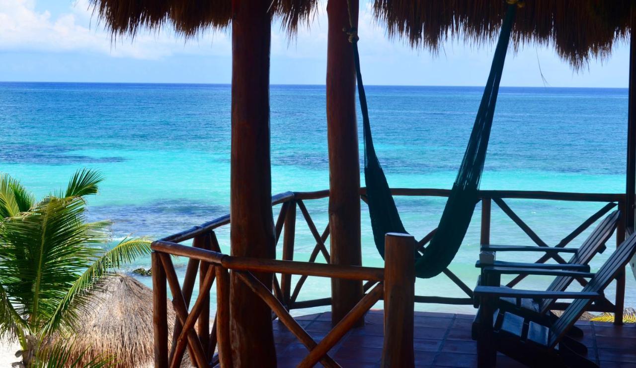 Hotel Piedra Escondida Tulum Pueblo Buitenkant foto