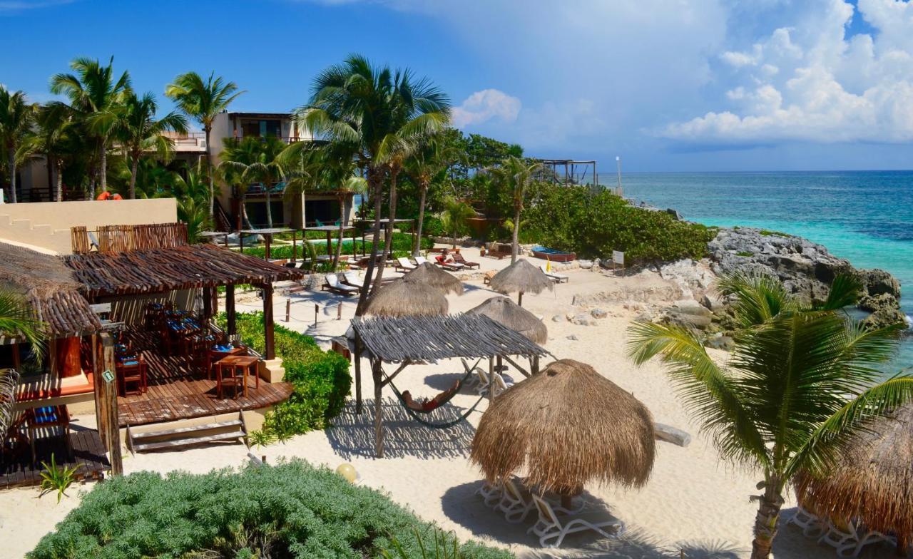 Hotel Piedra Escondida Tulum Pueblo Buitenkant foto