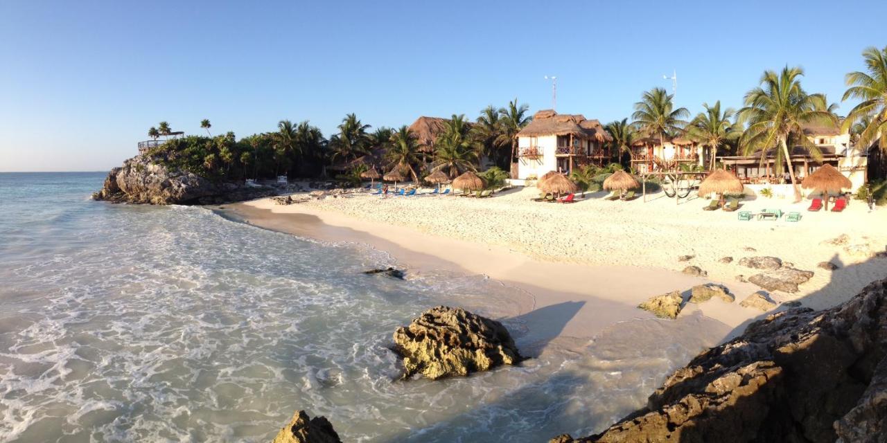 Hotel Piedra Escondida Tulum Pueblo Buitenkant foto