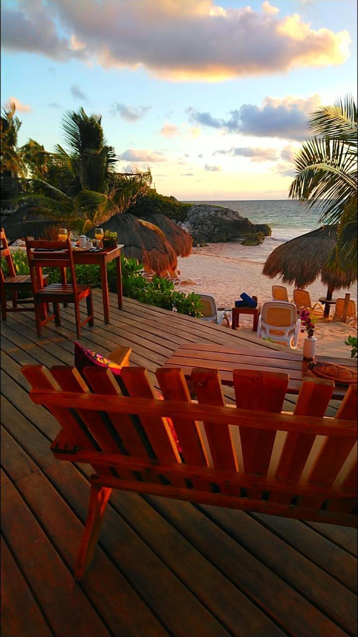 Hotel Piedra Escondida Tulum Pueblo Buitenkant foto