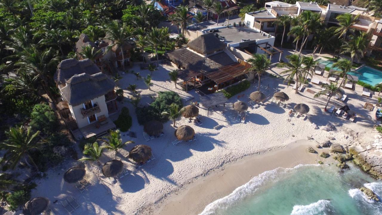 Hotel Piedra Escondida Tulum Pueblo Buitenkant foto