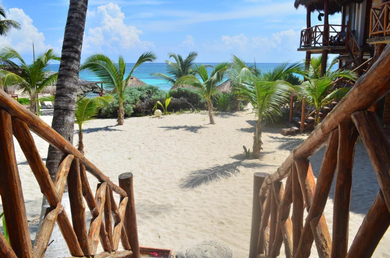 Hotel Piedra Escondida Tulum Pueblo Buitenkant foto